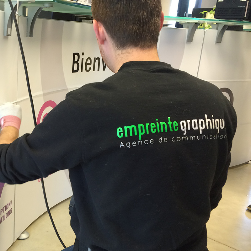 textile empreinte graphique